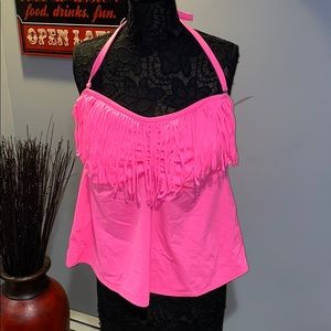 Plus Size Joe Boxer Fringe Tankini Set NWT